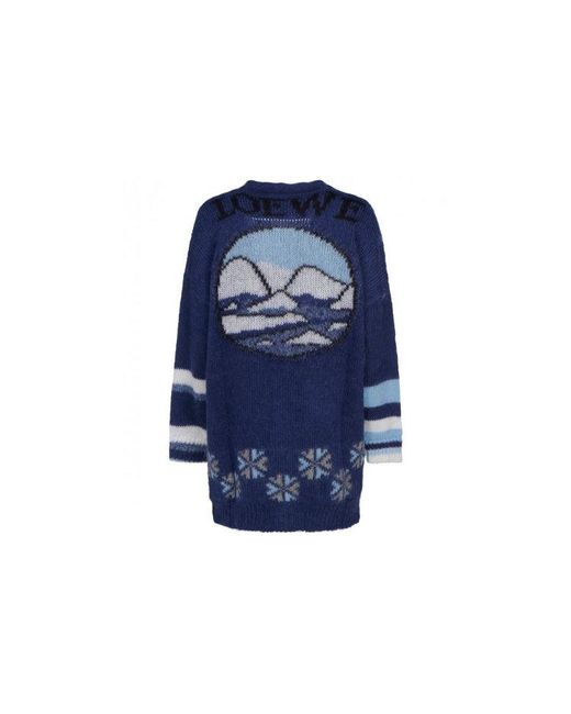 Loewe Blue (Wmns) Ss21 Large Multi-Color Cardigan