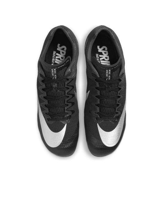 Nike Black Rival Sprint Track & Field Sprinting Spikes for men