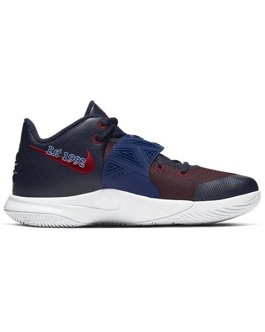 Nike Blue Kyrie Flytrap 3 Ep 'Obsidian Bordeaux' for men