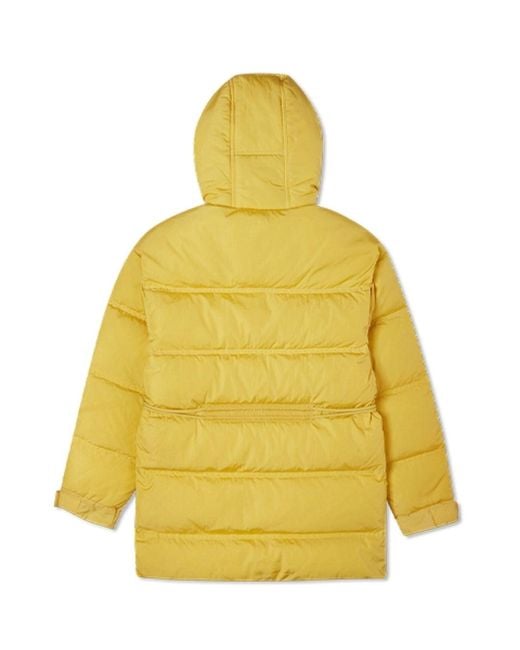 Converse Yellow (Wmns) Cargo Hooded Down Jacket