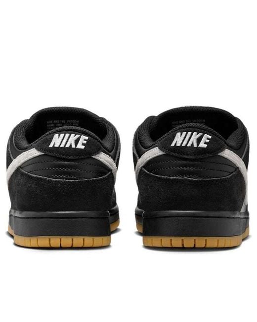 Nike Black Sb Dunk Low Pro Gum' for men