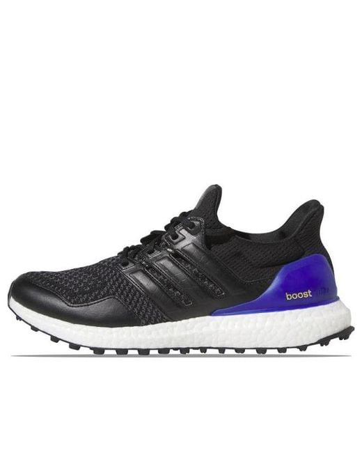 Adidas Blue Ultraboost Spikeless Golf Shoes 'Core Lucid' for men