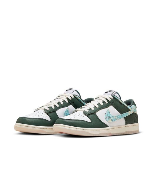 Nike Green Dunk Low 'Hoops Fireball' for men