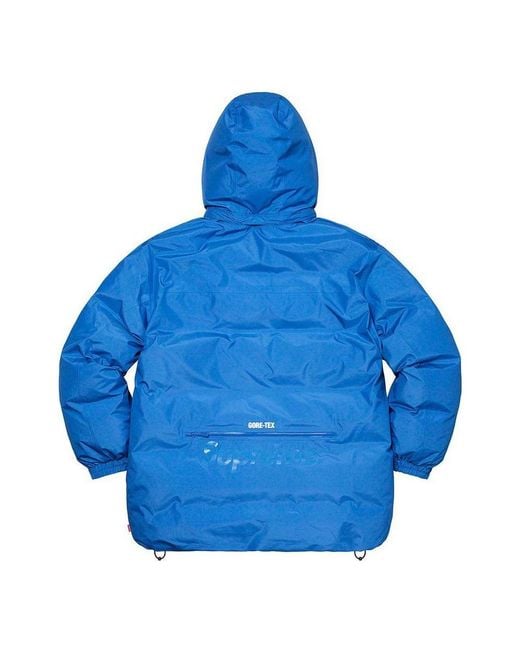 Supreme Blue Gore-Tex 700-Fill Down Parka for men