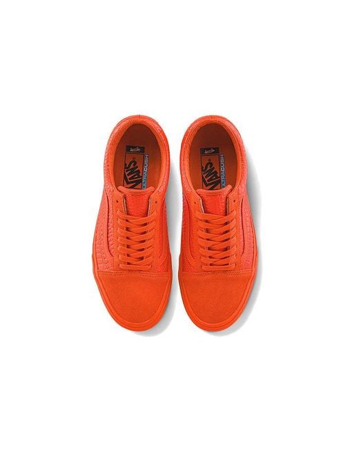 Vans Orange Old Skool Vlt Lx 'Croc Skin for men