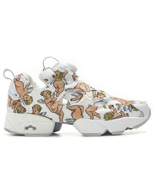 Reebok White Instapump Fury 'La' for men