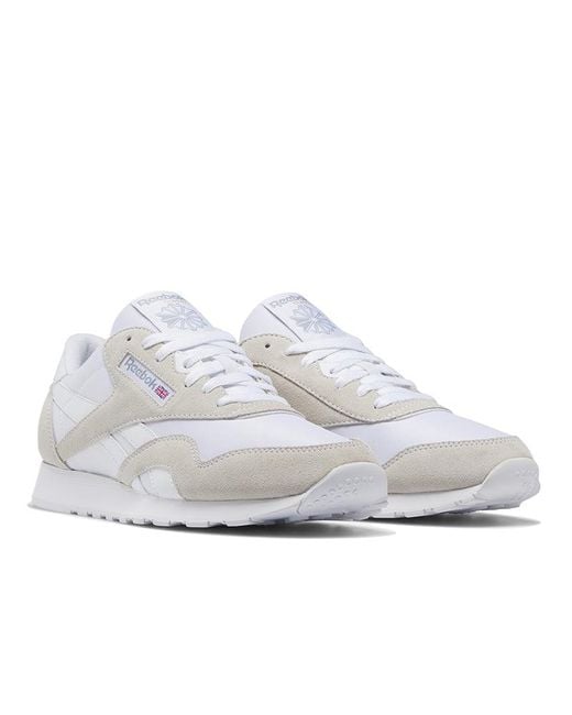 Reebok White Classic Nylon 'Cloud' for men