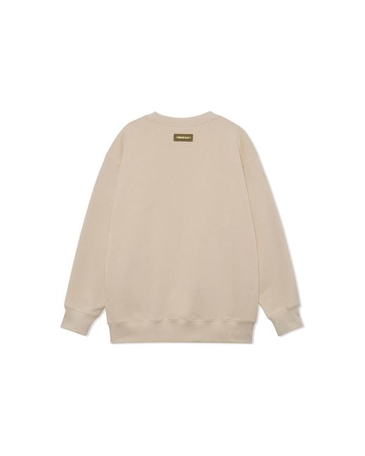 Li-ning Natural Badfive Graphic Sweatshirt 'Khaki' for men