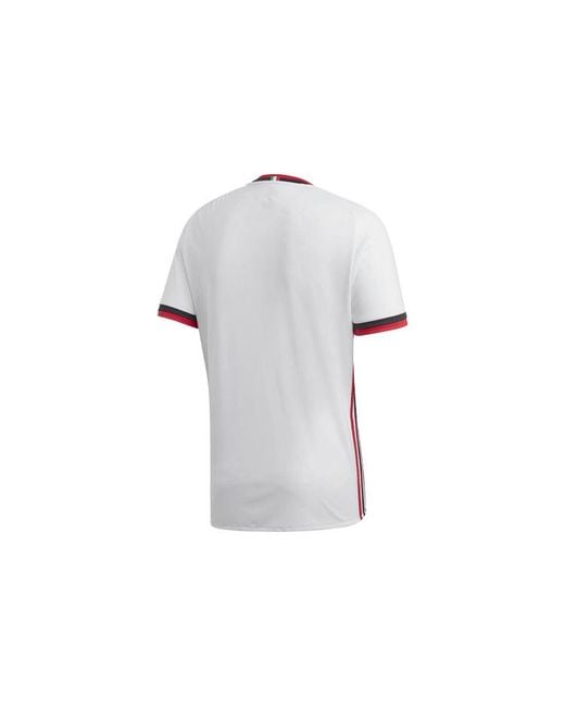 Adidas White Calhanoglu Milan 17/18 Fan Edition Away Jersey for men