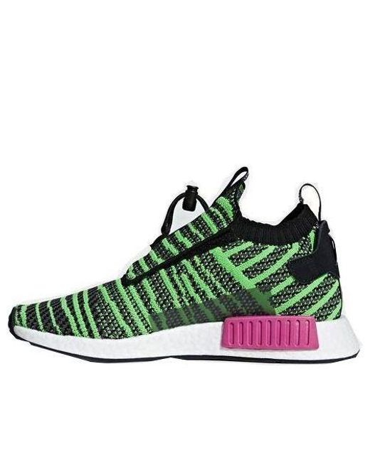 Adidas Green Nmd Ts1 Primeknit 'Watermelon' for men