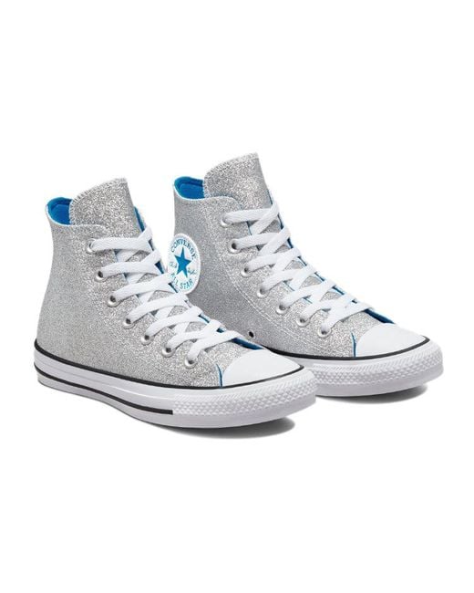 Converse Gray (Wmns) Chuck Taylor Authentic Glam Hi
