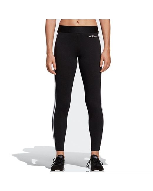Adidas Black (Wmns) Essentials 3-Stripes Tights Asia Sizing