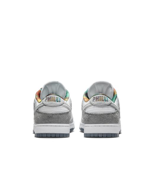 Nike Gray Dunk Low Retro Premium 'Philly' for men