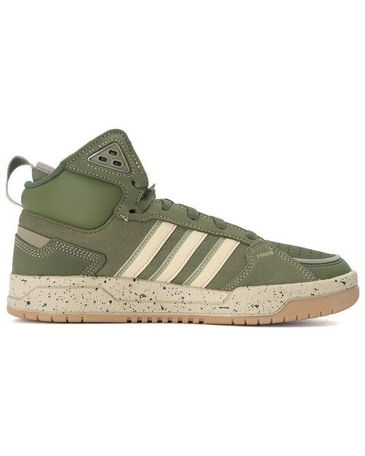 Adidas Green Neo 100Db Mid Creamyellow' for men