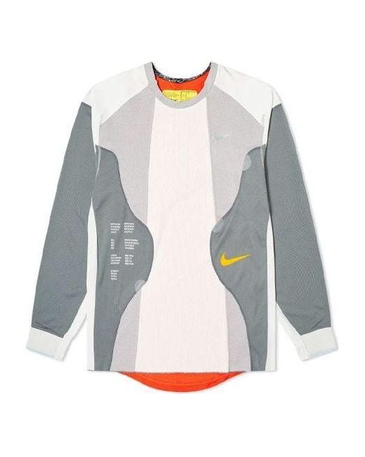 Nike Blue Ispa Dri-Fit Long-Sleeve Top Summit' for men