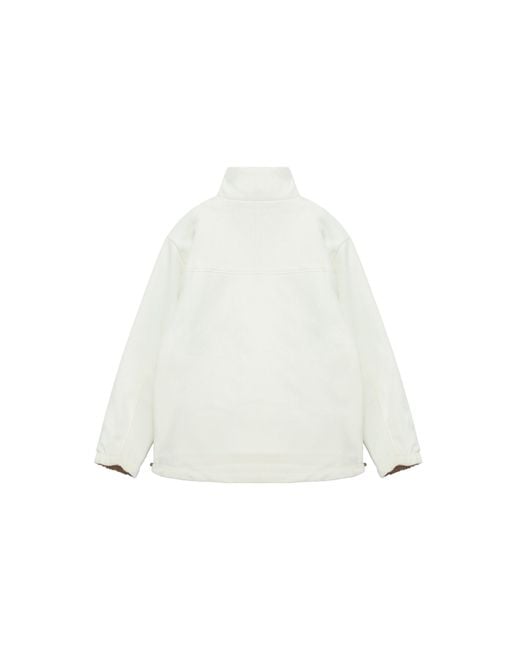 New Balance White Contrasting Colors Jacket Couple Style