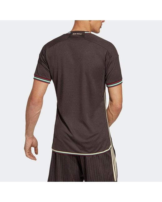 Adidas Brown Jamaica 23 Away Jersey for men
