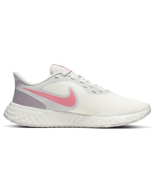 Nike Revolution 5 Grey/pink in White | Lyst