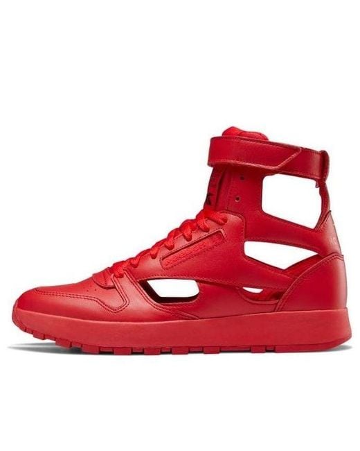 Reebok Red Maison Margiela X Classic Leather Tabi High 'Vector' for men