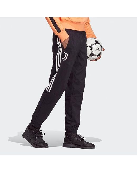 Adidas Blue Juve Ssp Pnt Juventus Soccer/Football Casual Bundle Feet Sports Long Pants for men