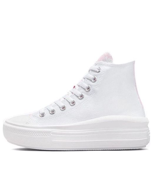 Converse White (Wmns) Chuck Taylor All Star Move High 'Hybrid Floral