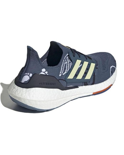 Adidas Blue Ultraboost 22 Shoes 'Wonder Steel Almost Legend Ink' for men