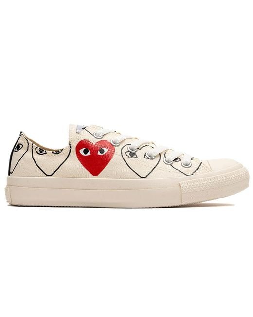 Converse Pink Cdg X Chuck Taylor All Starmulti-Heart for men