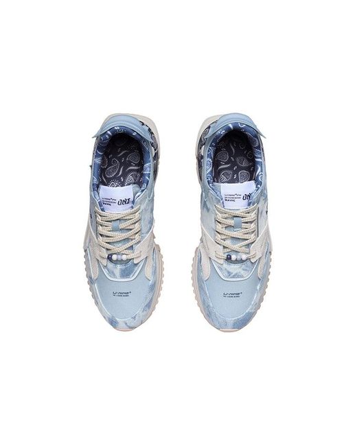 Li-ning Blue Eternal 92 Low Paris Fashion Week 2021 'Smoke' for men