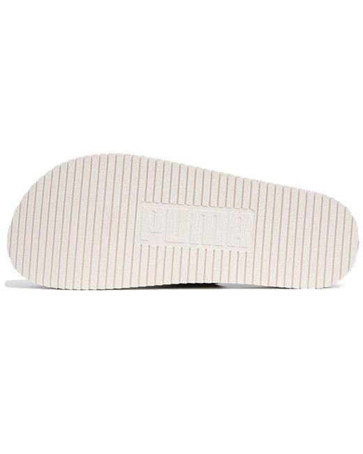 PUMA Black Wilo Lux Sandal Slide for men