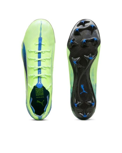 PUMA Green Ultra 5 Carbon Fg 'Fizzy Apple' for men