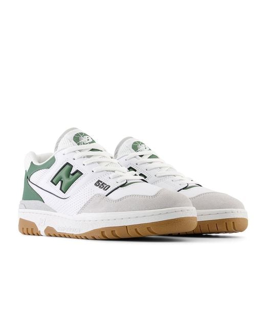 New Balance White 550 'Pine' for men