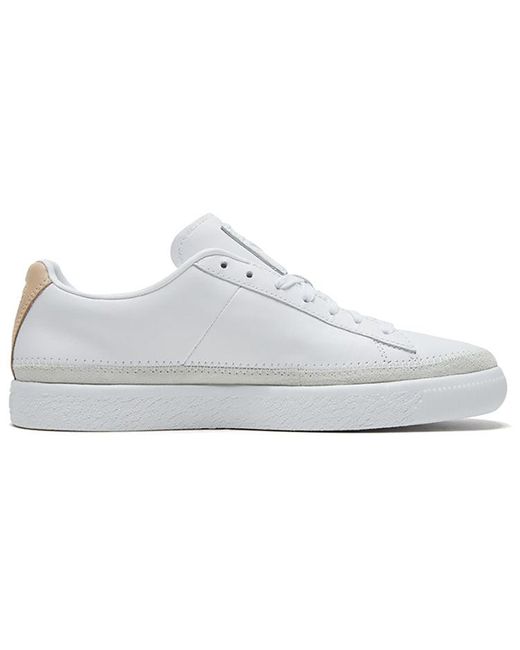 PUMA White Basket Trim Block Team' for men