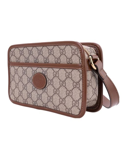 Gucci Brown (Wmns) Mini Bag With Interlocking G