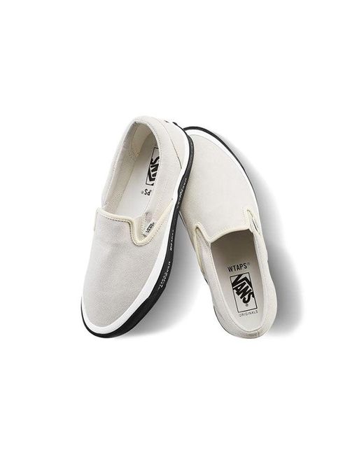 Vans White Wtaps X Og Classic Slip-On Lx for men