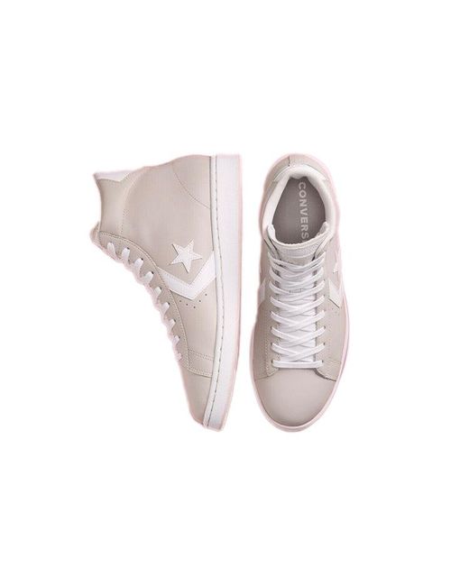 Converse Brown Pro Leather High 'Pale Putty'