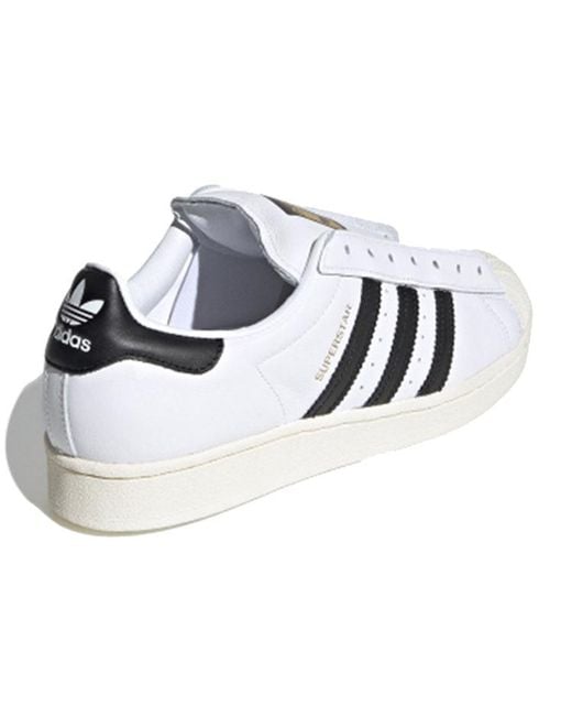 Adidas White Superstar Laceless 'Cloud' for men
