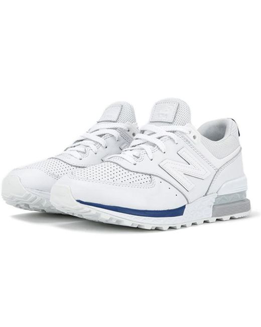 New Balance White 574 Sport for men