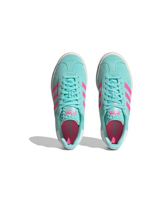 Adidas Blue (Wmns) Gazelle Shoes 'Flash Aqua Lucid'