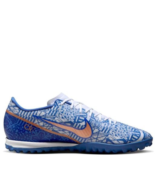 Nike Blue Zoom Mercurial Vapor 15 Academy Cr7 Tf for men