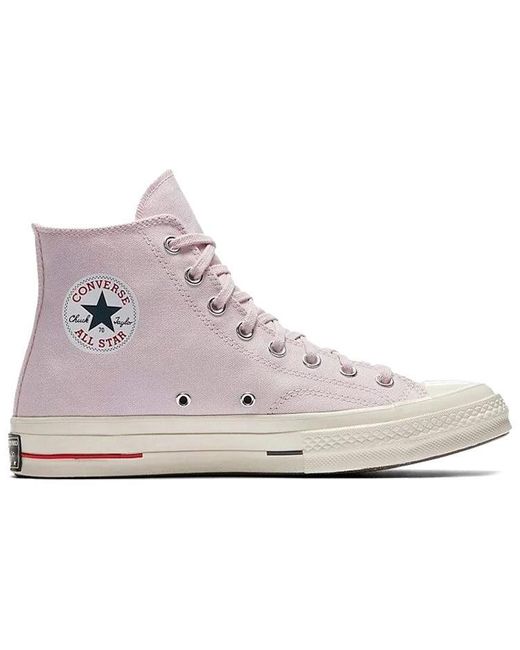 Converse Purple Chuck 70 Heritage Court Hi Top 'Barely Rose' for men