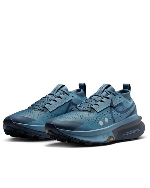 Nike Blue Zoomx Zegama Trail 2 'Smokey Armory' for men