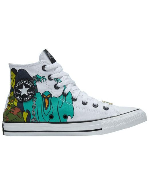 Converse White Scooby-Doo X Chuck Taylor All Star High 'The Gang And Villains' for men