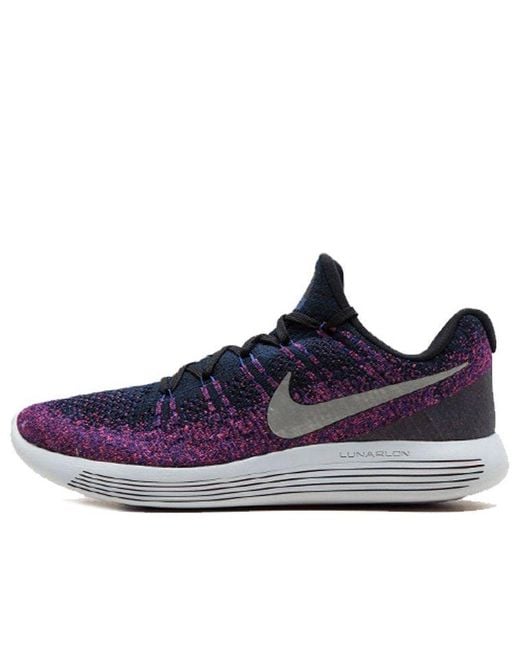 Nike Lunarepic Low Flyknit 2 'hyper Punch Royal' in Blue for Men | Lyst