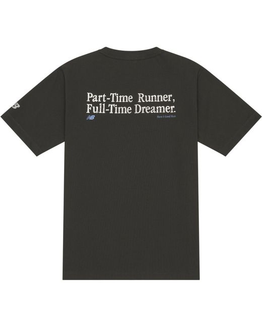 New Balance Black Hypersports Logo T-Shirt