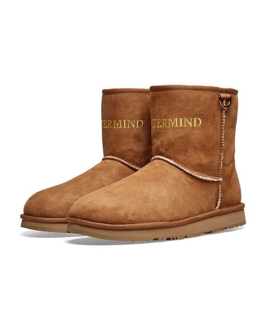 Ugg Brown Classic Short Boot X Mastermind World 'Chestnut' for men
