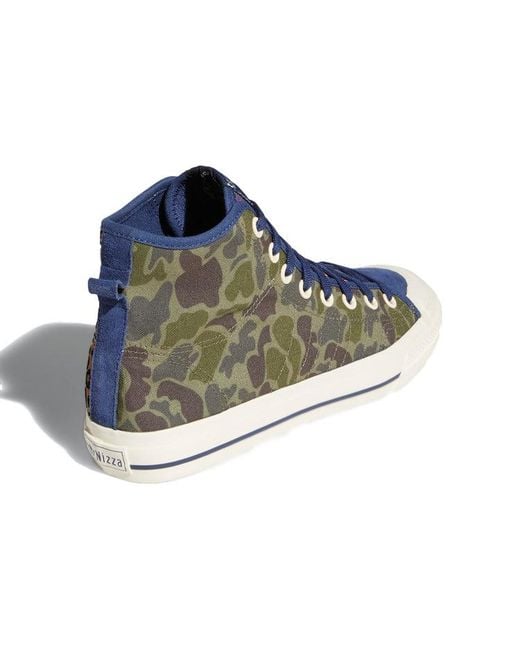Adidas Blue Nizza Hi Rf 'Camo' for men