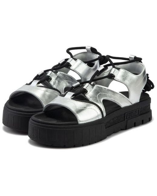 PUMA Black (Wmns) Cilia Wedge Sandals