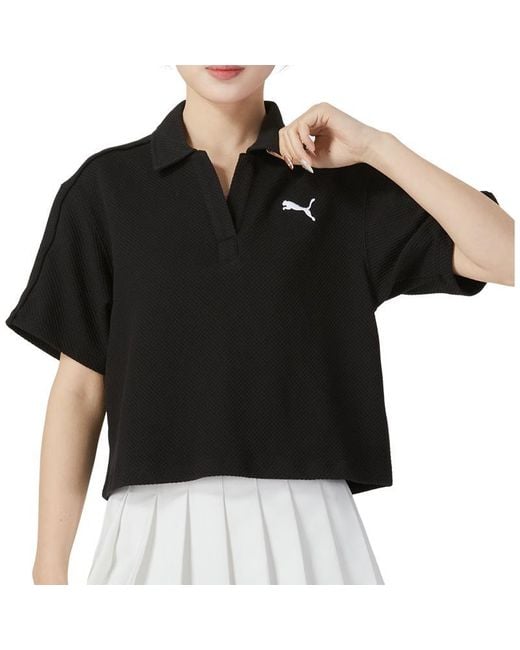 PUMA Black (Wmns) Her Polo Shirt