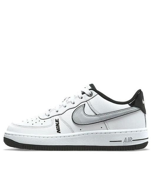 Nike Air Force 1 Low Low-top Sneakers White/black for Men | Lyst