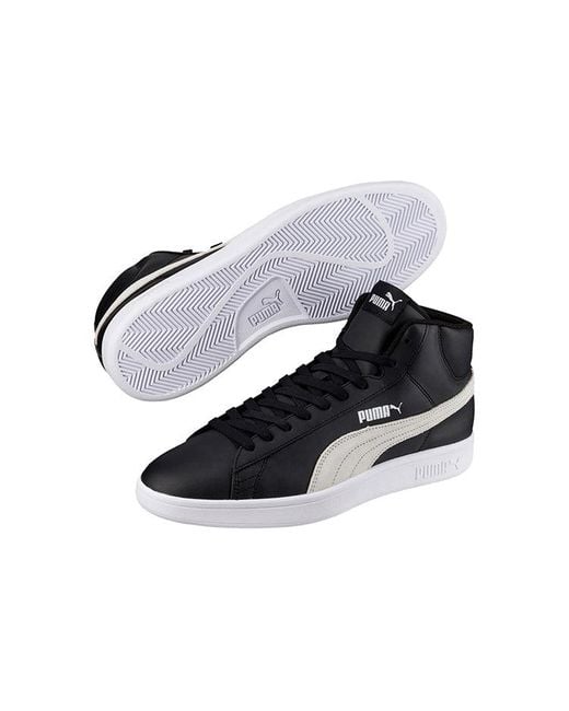 PUMA Black Smash V2 Mid L for men
